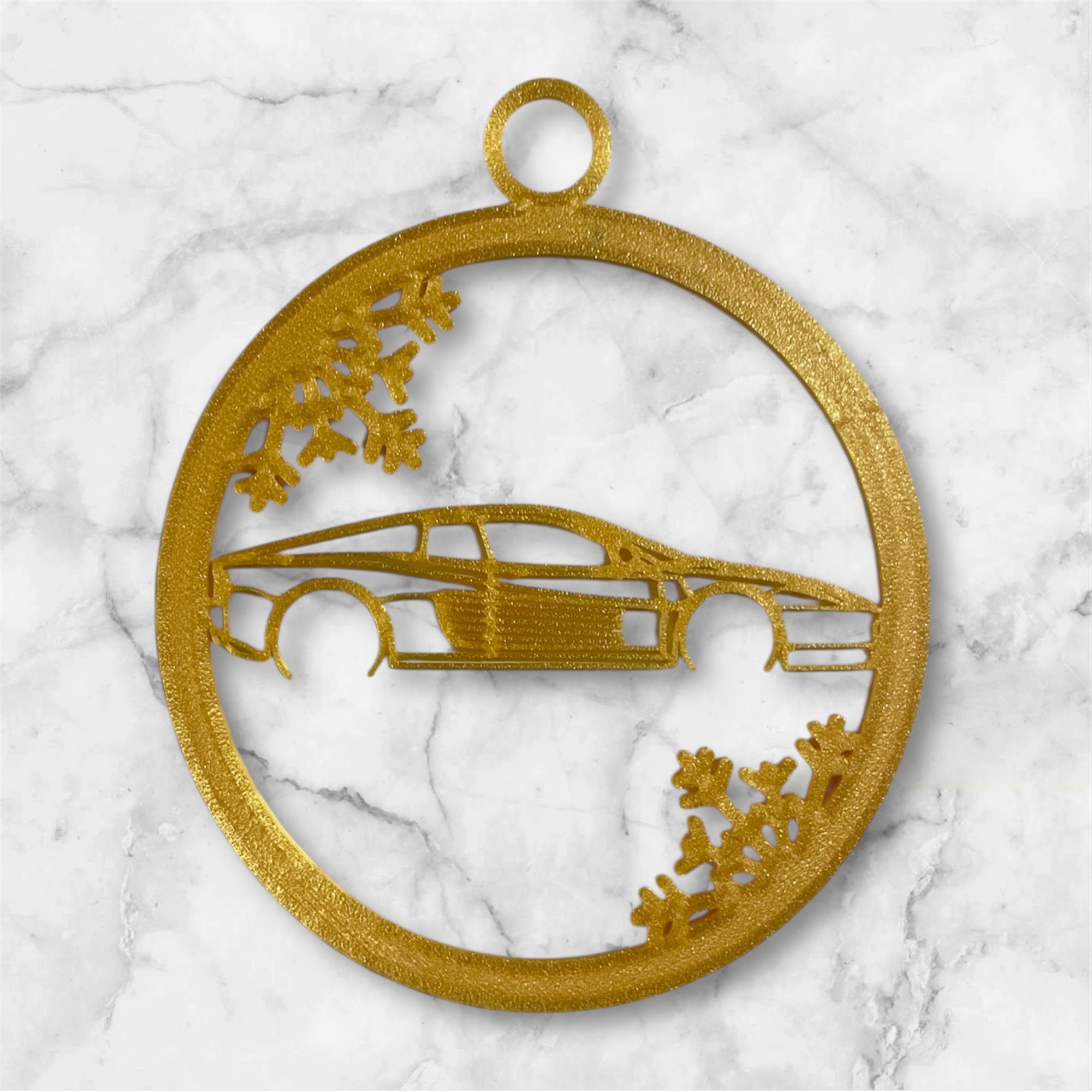 CLASSIC SUPER CAR CHRISTMAS TREE ORNAMENTS