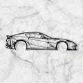 SUPER CAR SILHOUETTE WALL ART