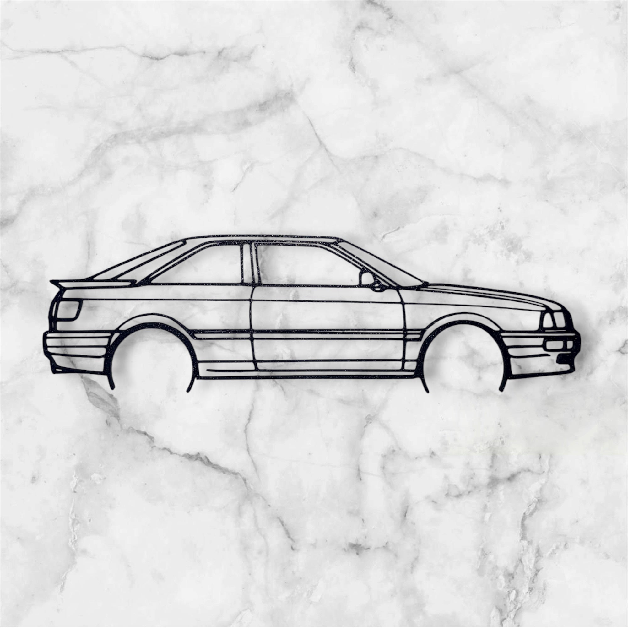 CLASSIC CAR SILHOUETTE WALL ART