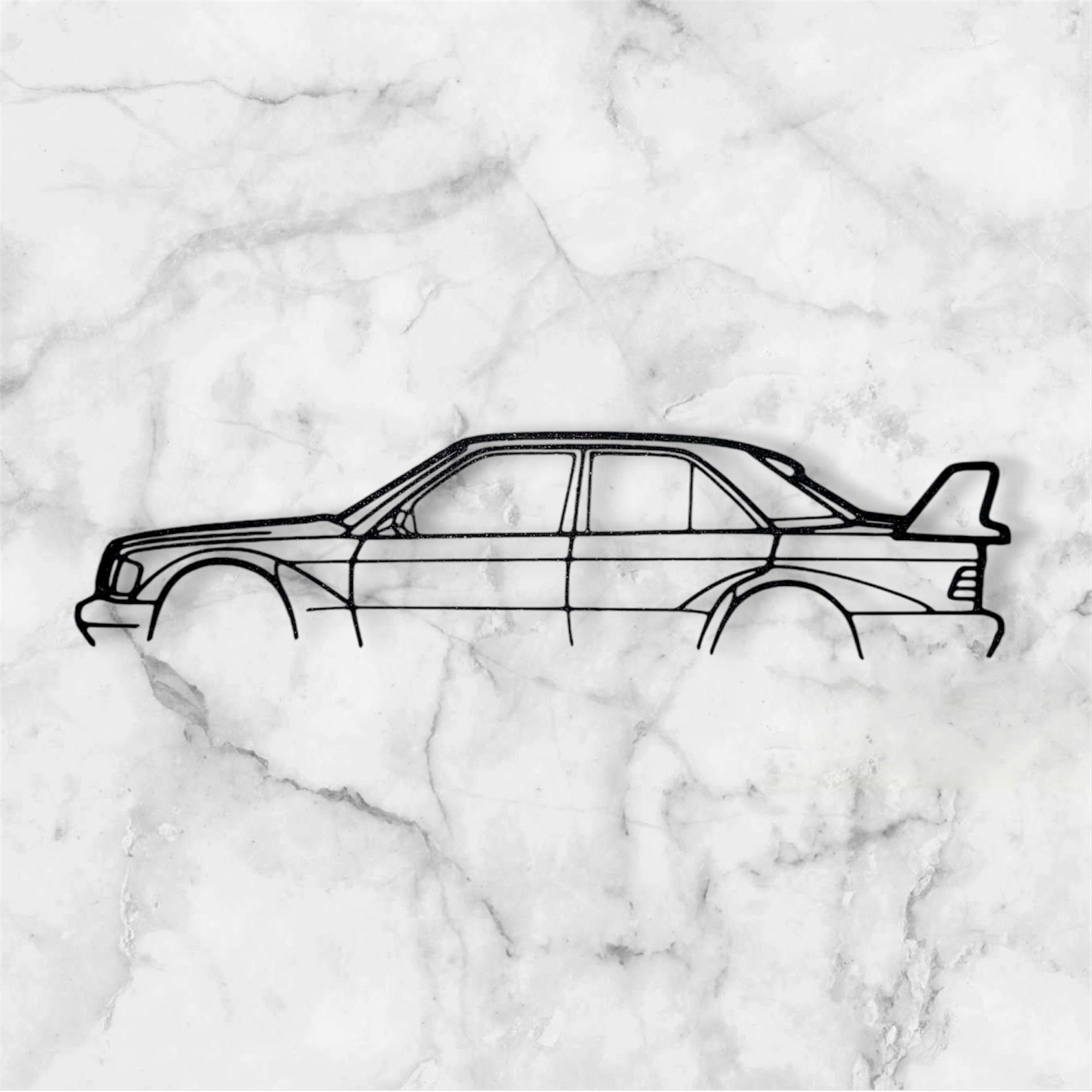 CLASSIC CAR SILHOUETTE WALL ART