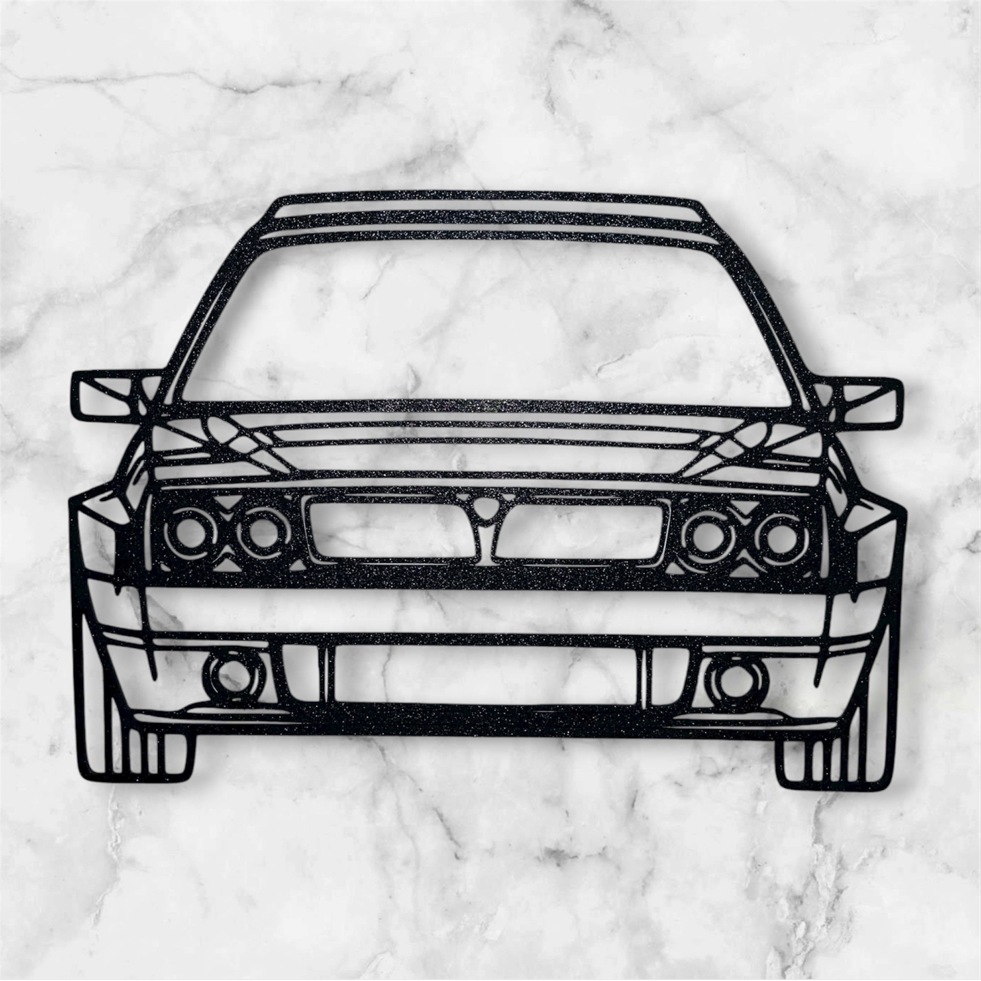 SPORTS CAR SILHOUETTE WALL ART