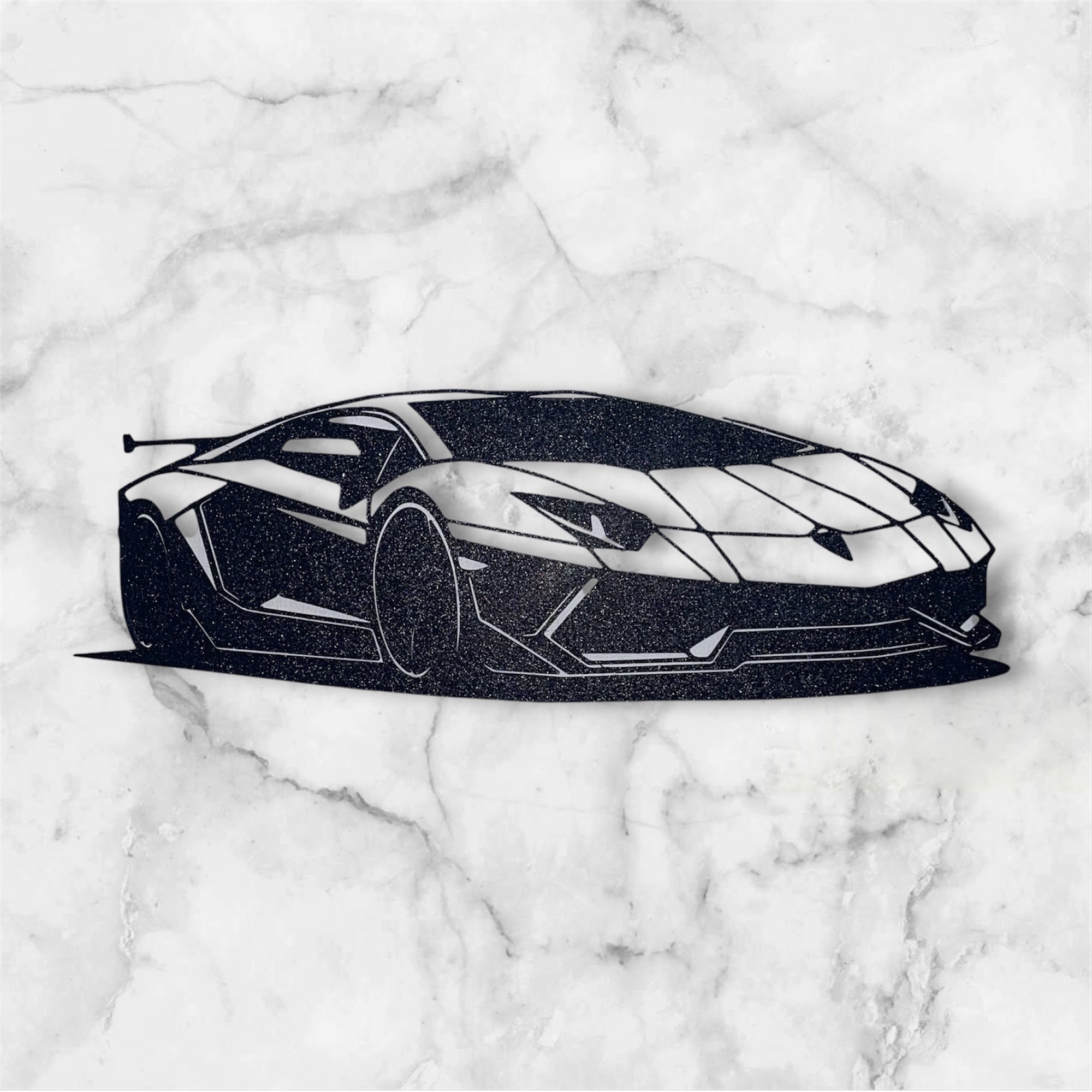HYPER CAR SILHOUETTE WALL ART