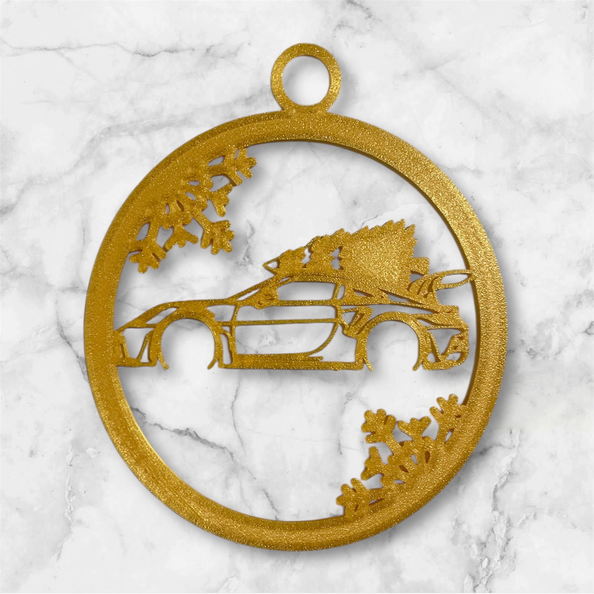 SUPER CAR CHRISTMAS TREE ORNAMENTS