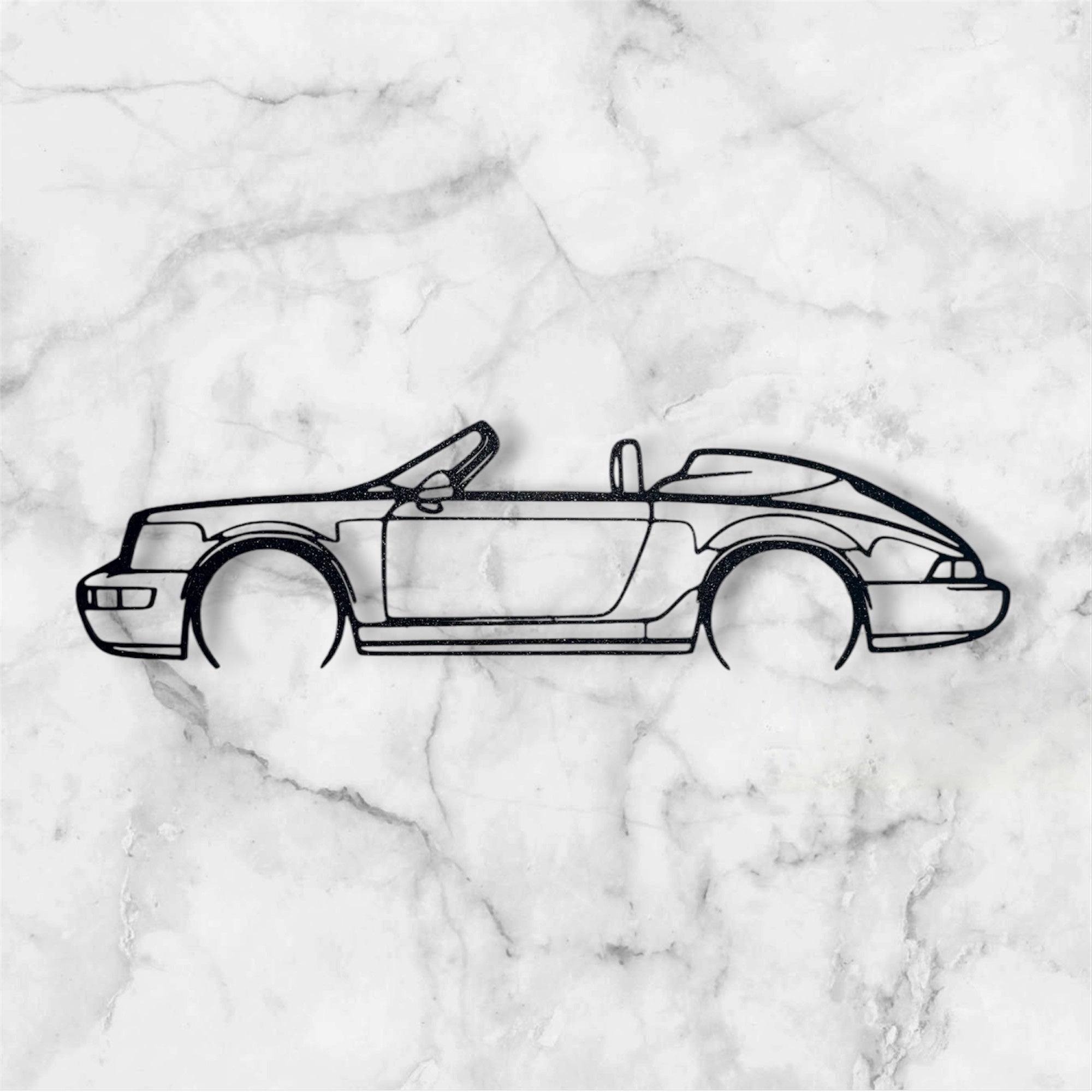 CLASSIC CAR SILHOUETTE WALL ART
