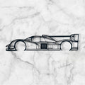 RACE CAR SILHOUETTE WALL ART