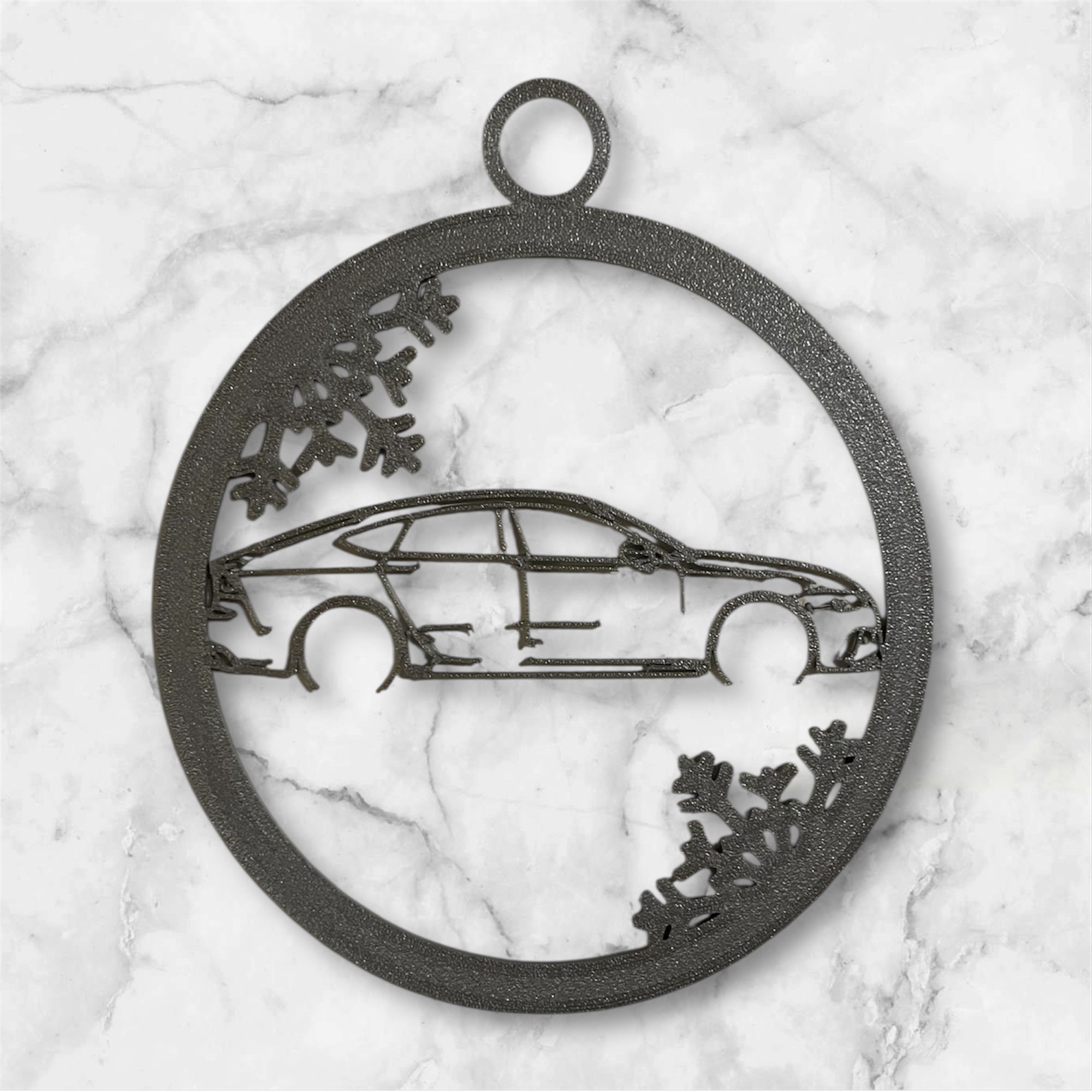 SPORTS CAR CHRISTMAS TREE ORNAMENTS