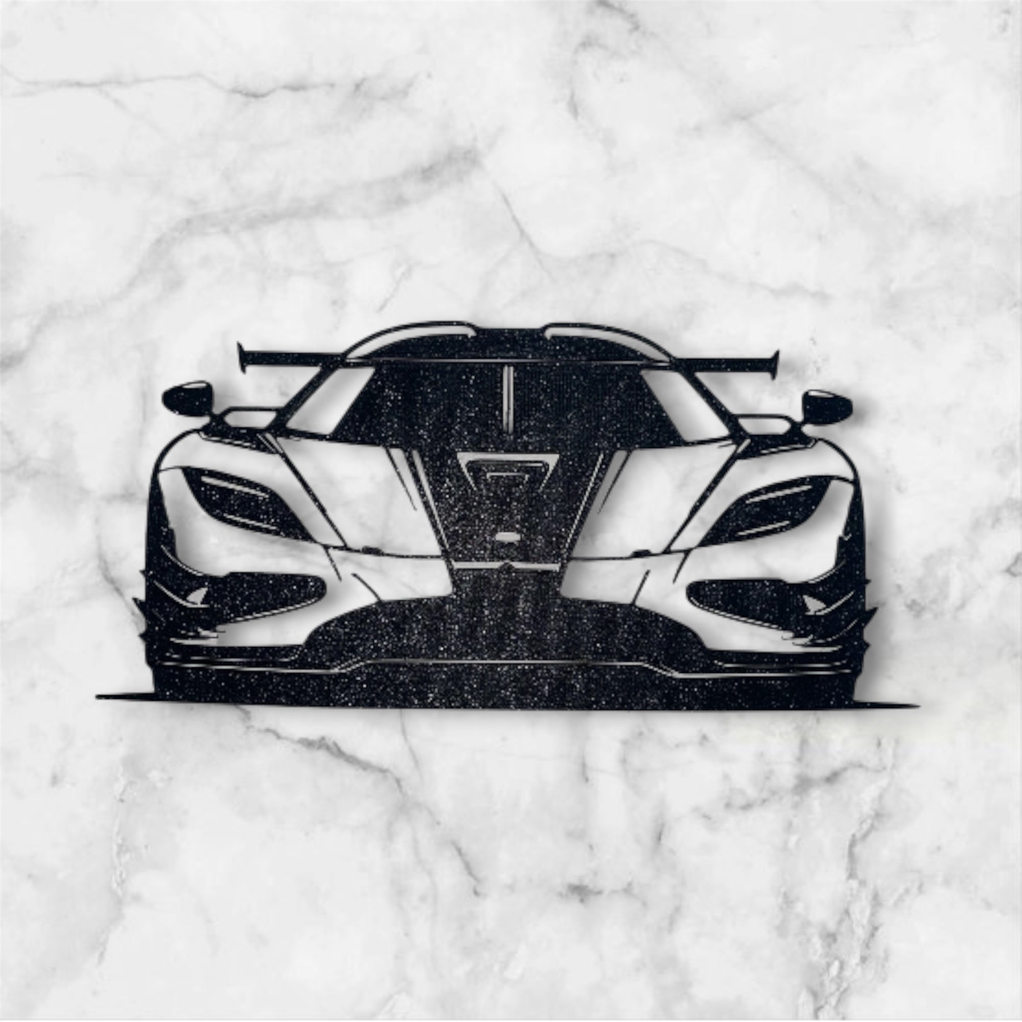 HYPER CAR SILHOUETTE WALL ART