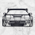 CLASSIC CAR SILHOUETTE WALL ART