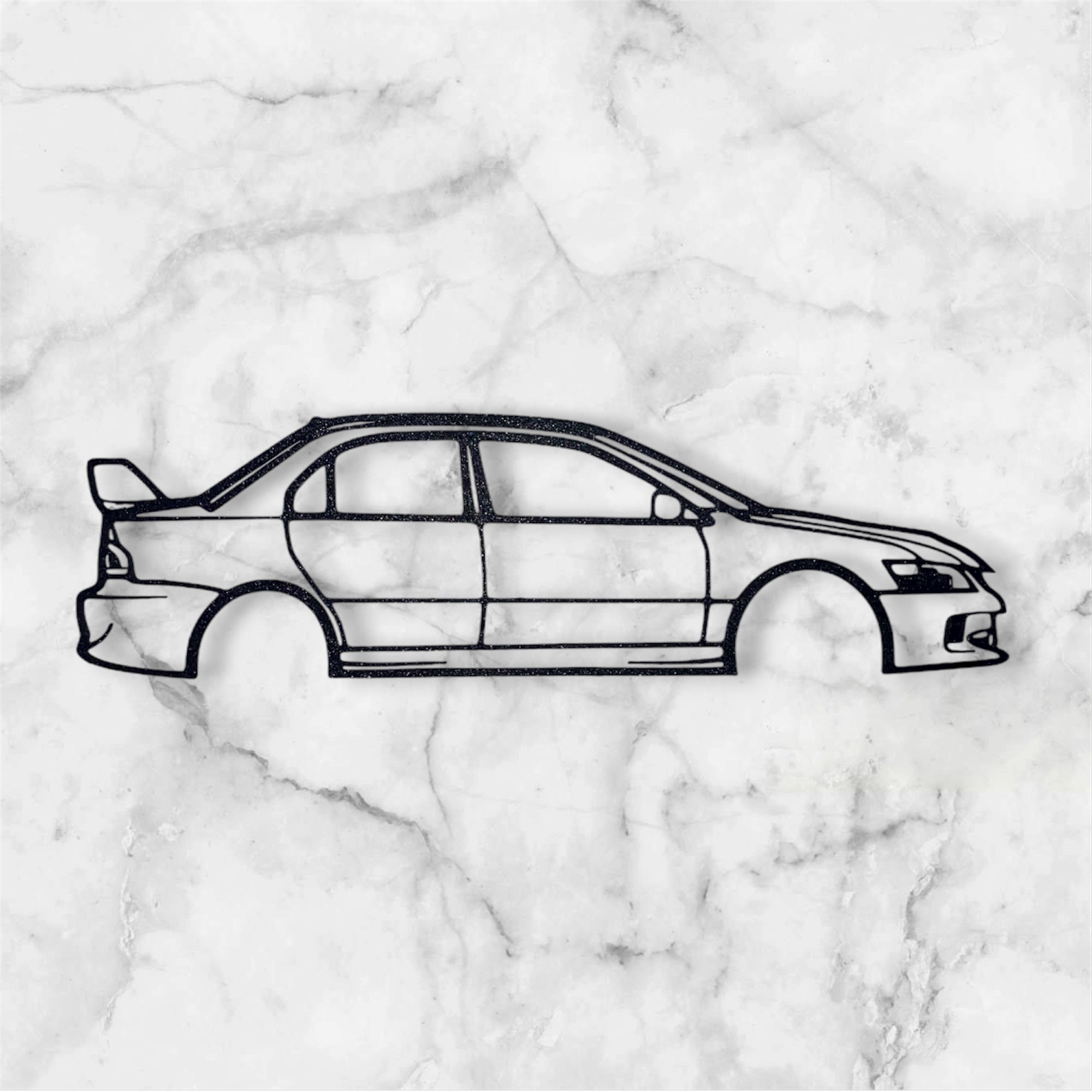 SPORTS CAR SILHOUETTE WALL ART