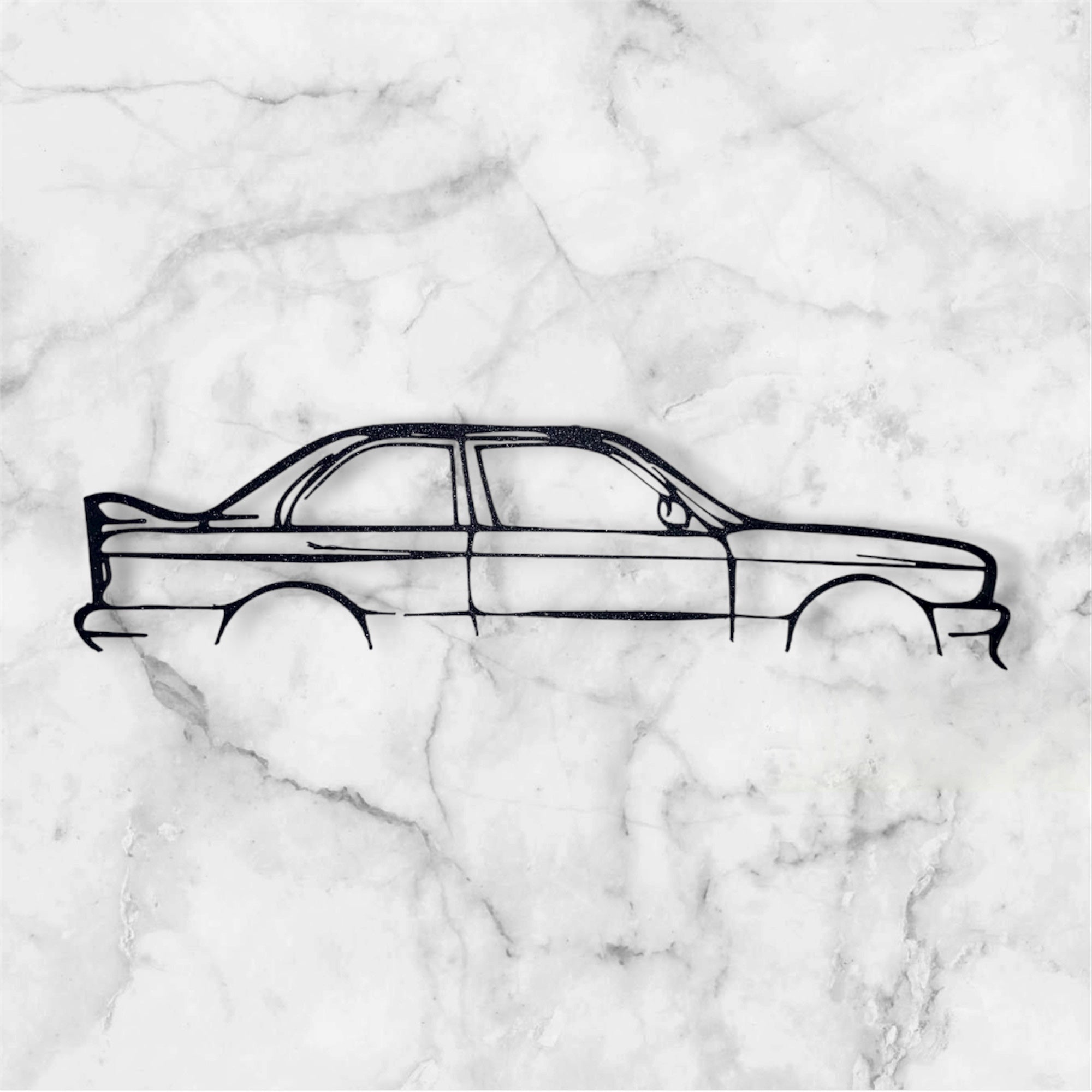 CLASSIC CAR SILHOUETTE WALL ART