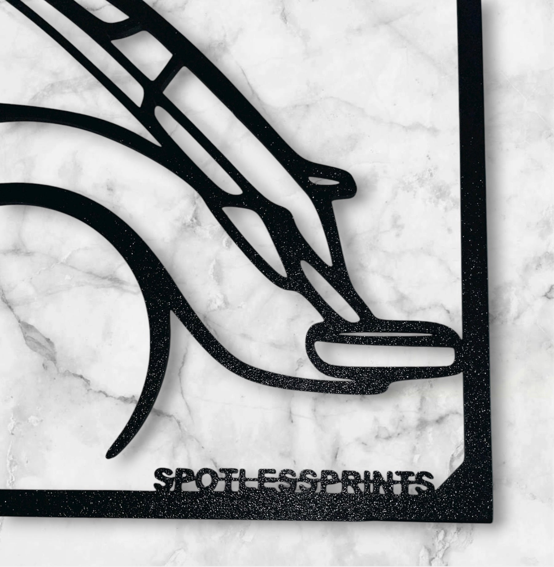 CLASSIC CAR SILHOUETTE WALL ART (3 PARTS)