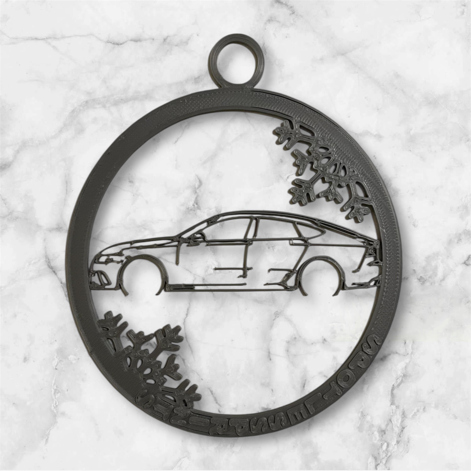 SPORTS CAR CHRISTMAS TREE ORNAMENTS