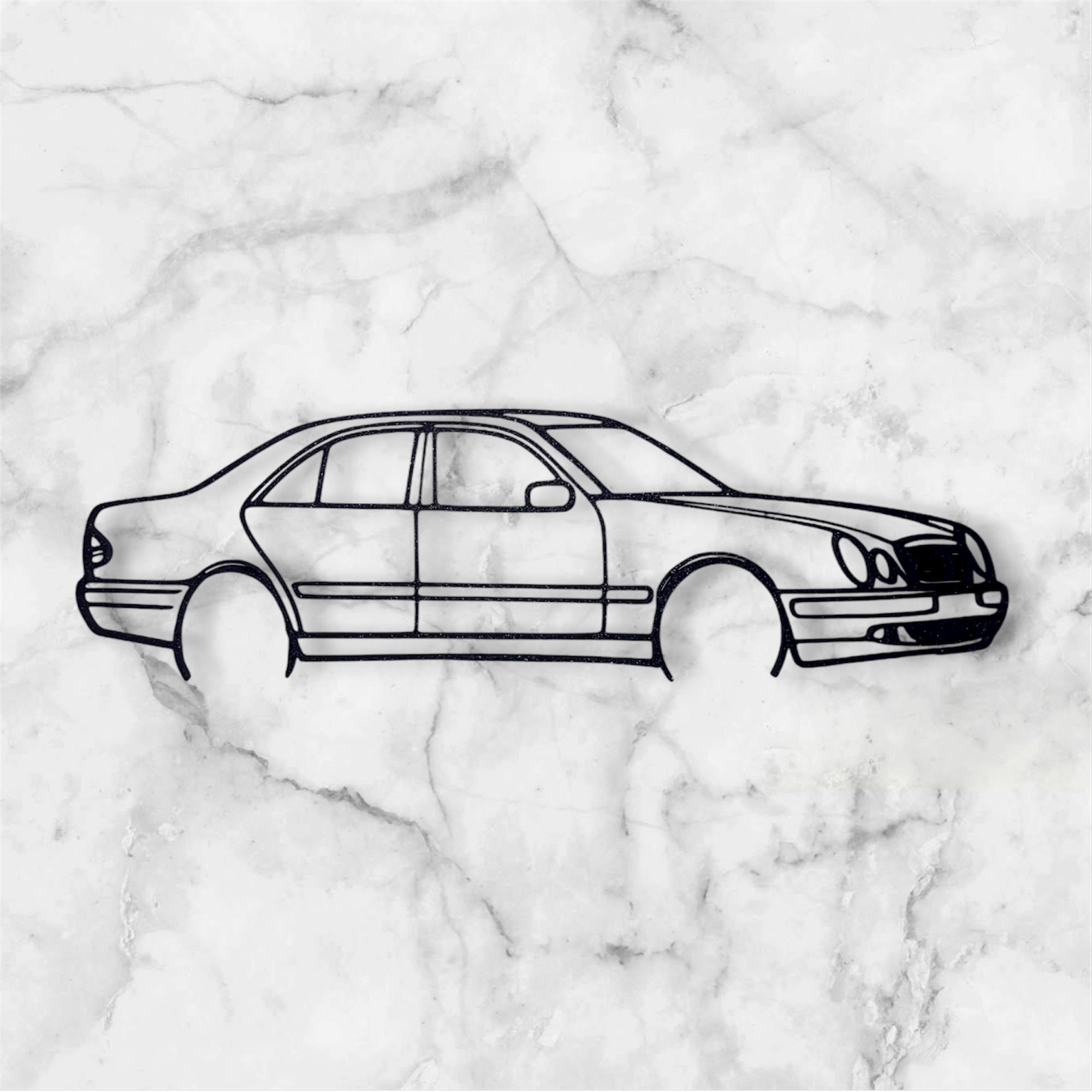 CLASSIC CAR SILHOUETTE WALL ART