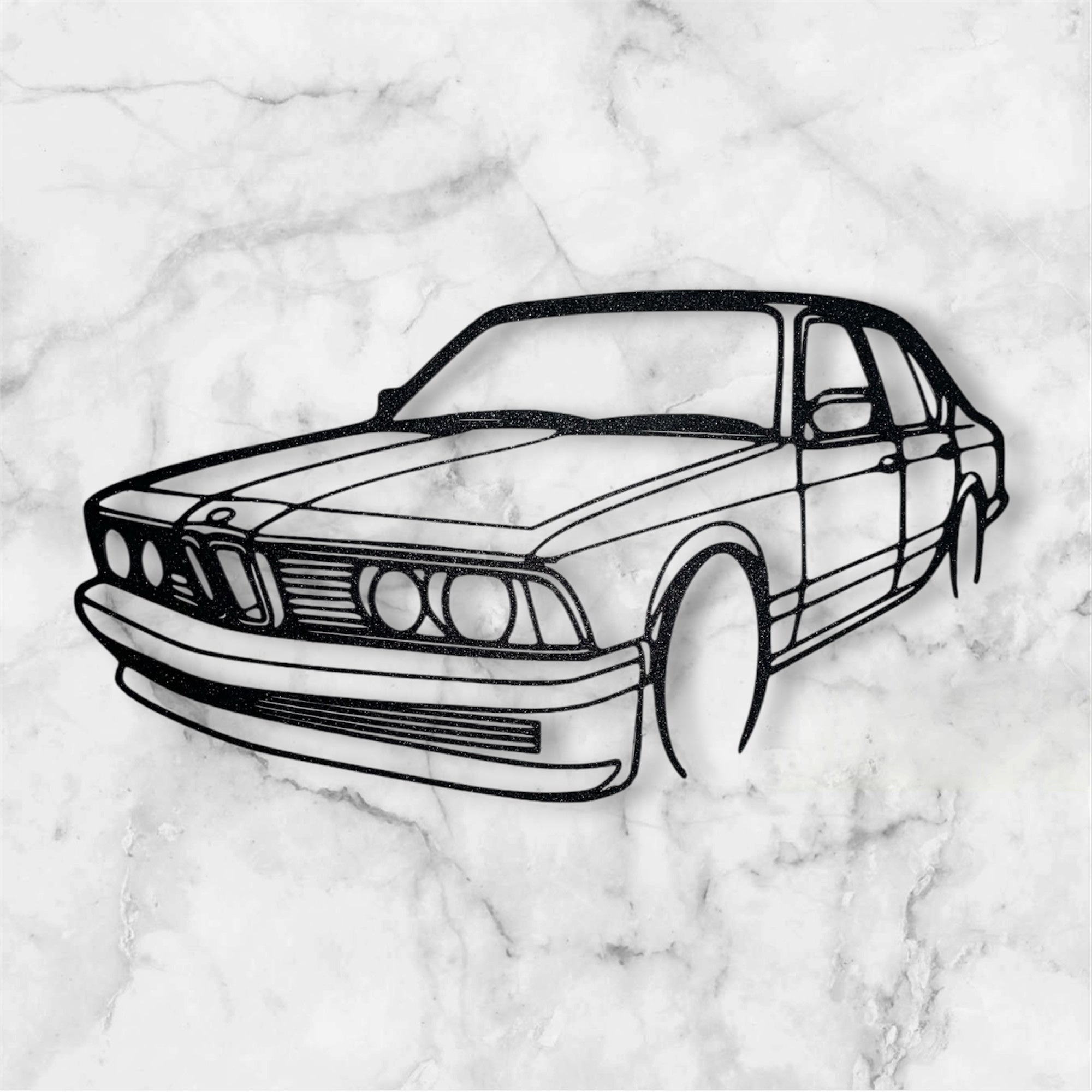 CLASSIC CAR SILHOUETTE WALL ART