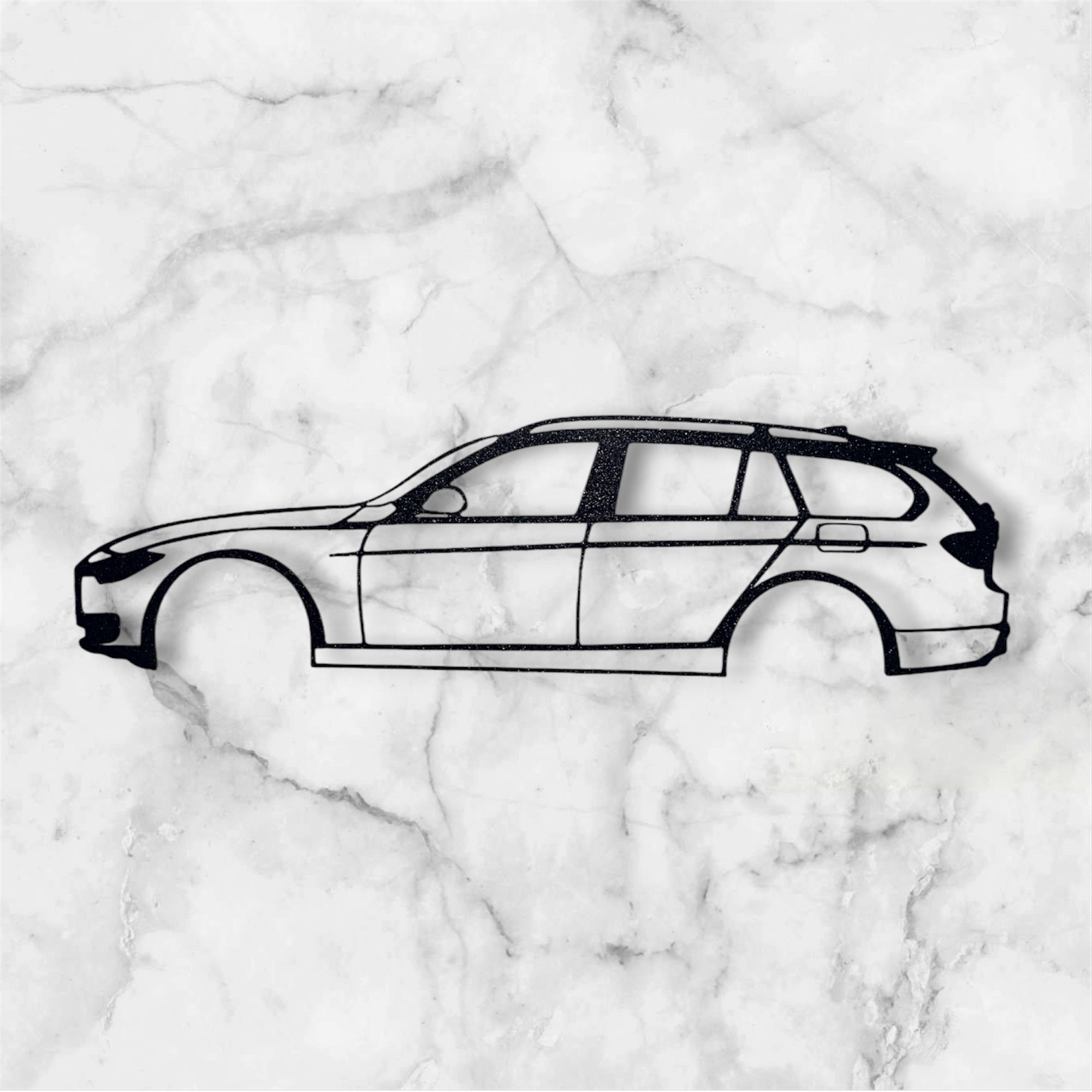 SPORTS CAR SILHOUETTE WALL ART