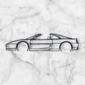 SPORTS CAR SILHOUETTE WALL ART