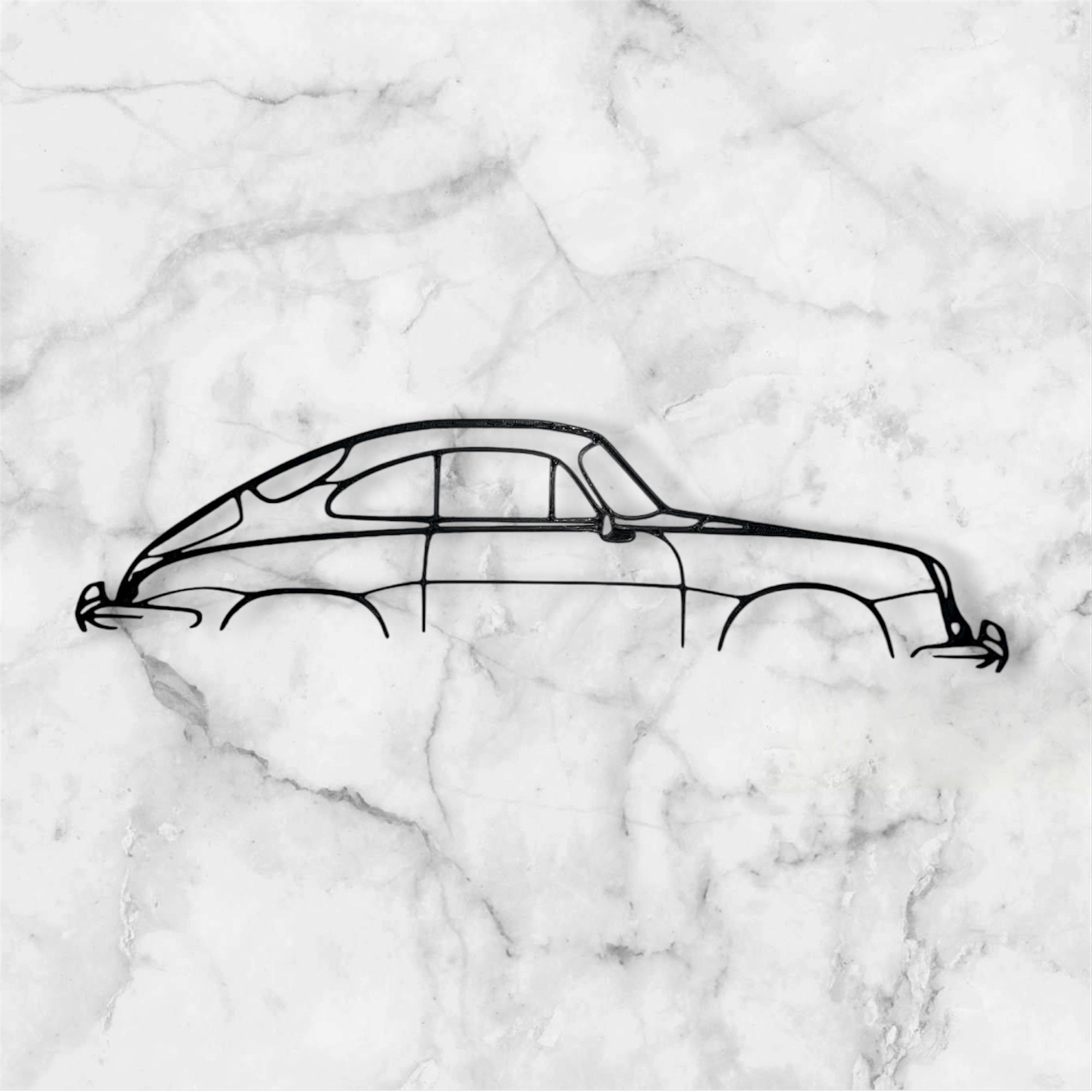 CLASSIC CAR SILHOUETTE WALL ART