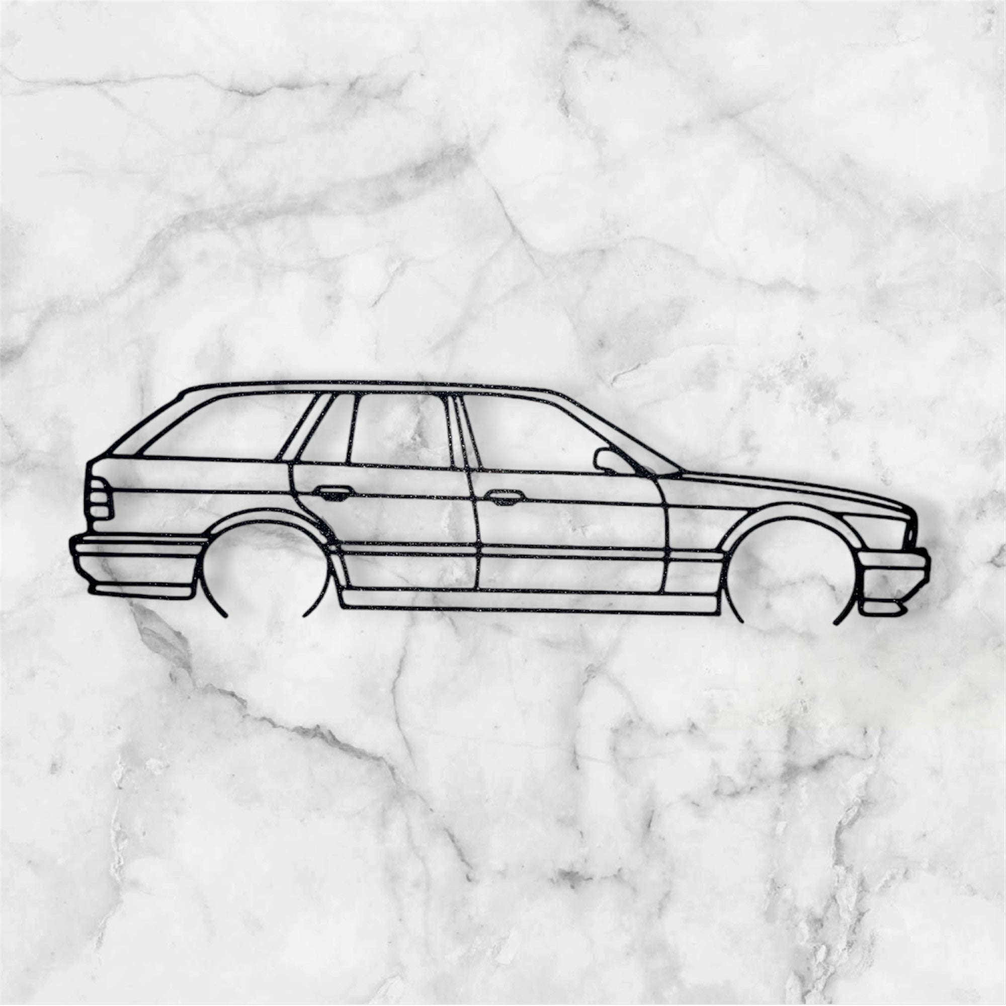 SPORTS CAR SILHOUETTE WALL ART